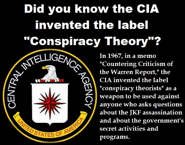 The CIA Invented The Term Conspiracy Theory