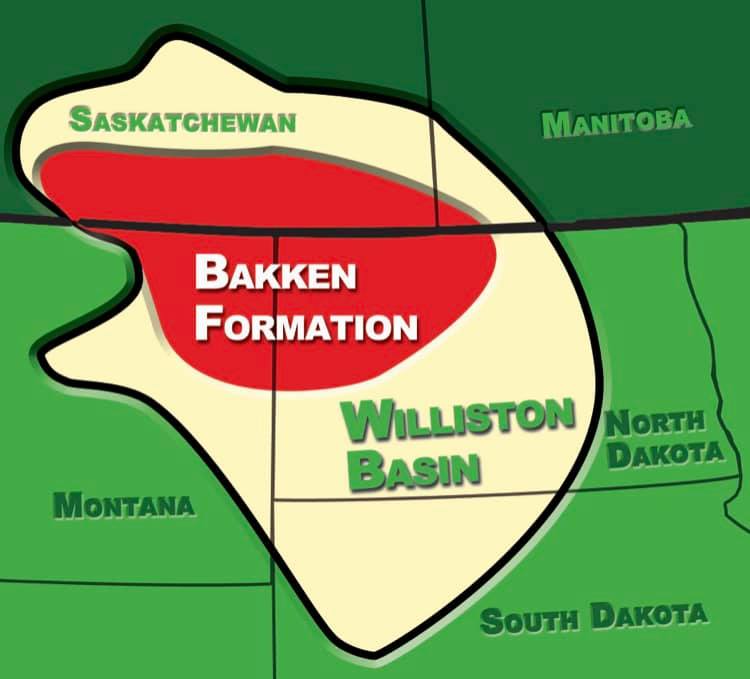 Bakken Oil Field Map